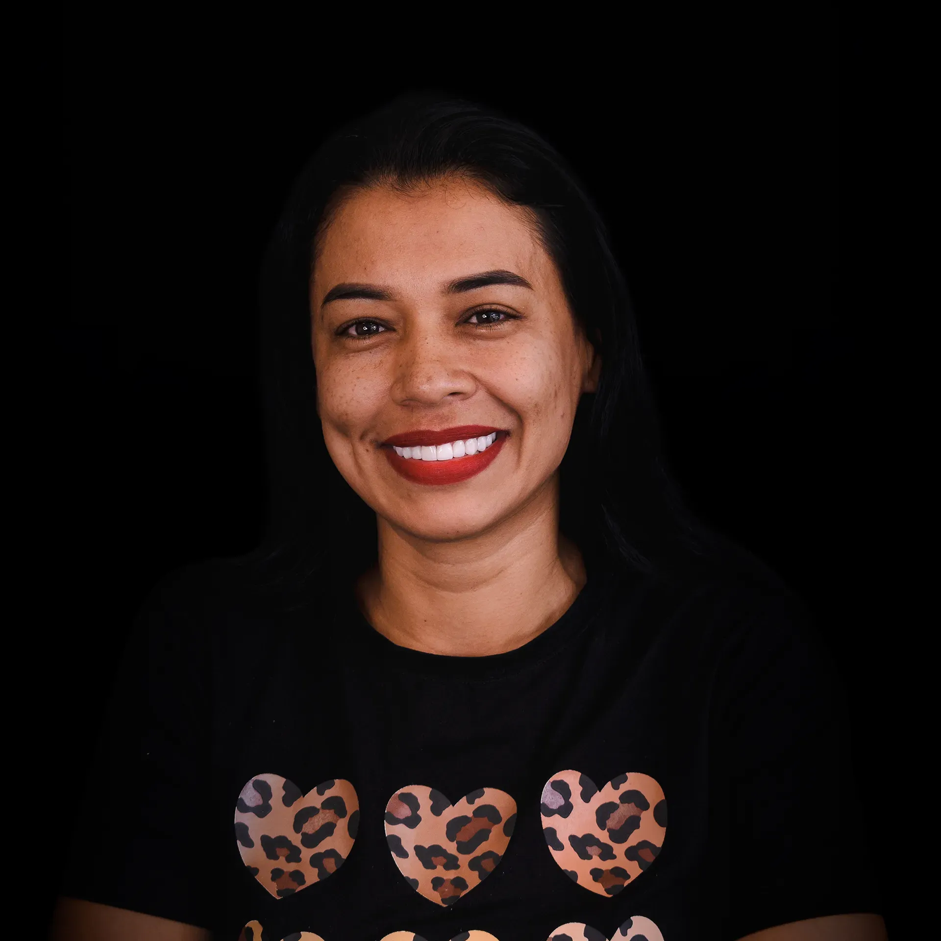 Paciente con su nueva sonrisa